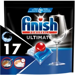 7x Ultimate Vaatwastabletten Regular 17 stuks^Finish Best