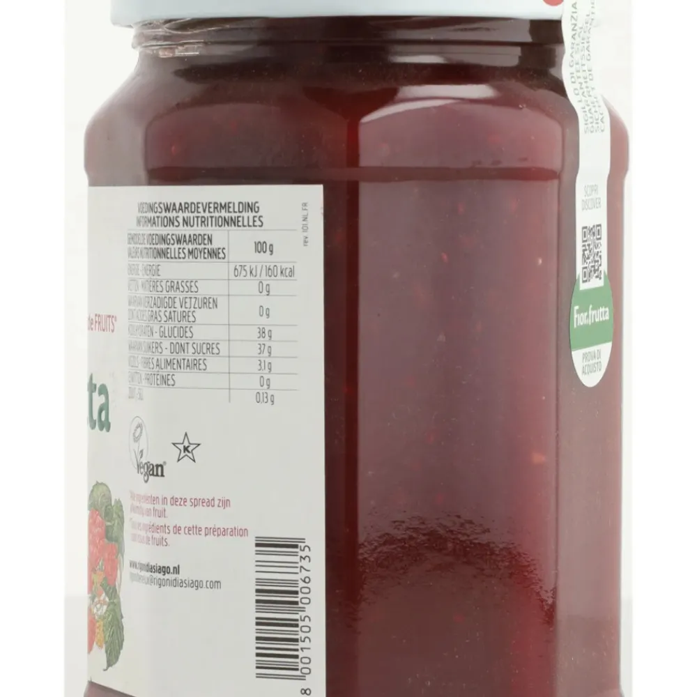 Best 6x Biologische Jam Frambozen 630 gr Beleg