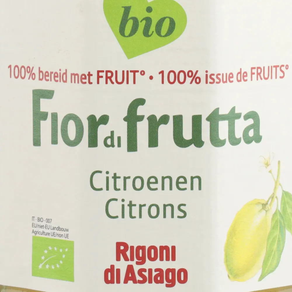 Beleg<Fiordifrutta 6x Biologische Jam Citroen 260 gr