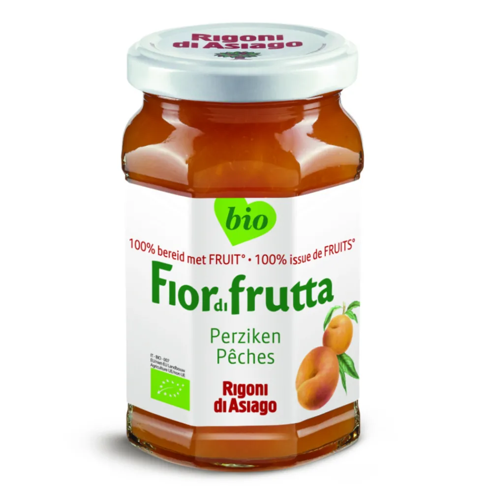 Beleg<Fiordifrutta 6x Biologische Jam Perzik 250 gr