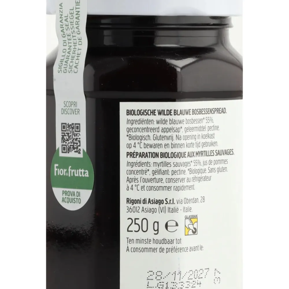 Online 6x Biologische Jam Wilde Blauwe Bessen 250 gr Beleg