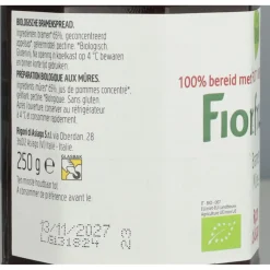 Beleg<Fiordifrutta 6x Biologische Jam Bramen 250 gr