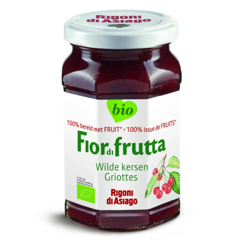 6x Biologische Jam Wilde Kersen 250 gr^Fiordifrutta