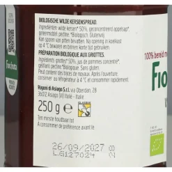 6x Biologische Jam Wilde Kersen 250 gr^Fiordifrutta