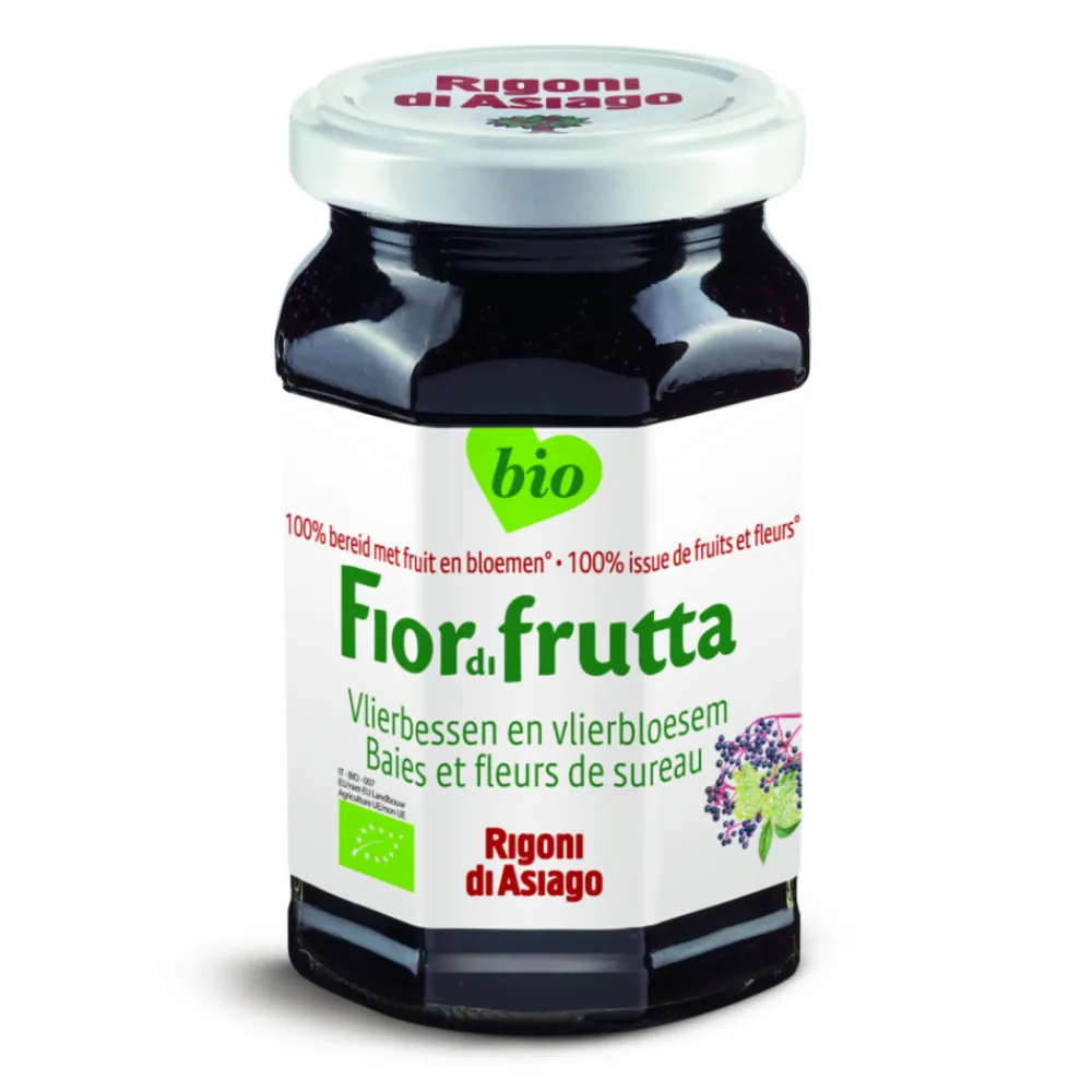 Beleg<Fiordifrutta 6x Biologische Jam Vlierbessen 250 gr