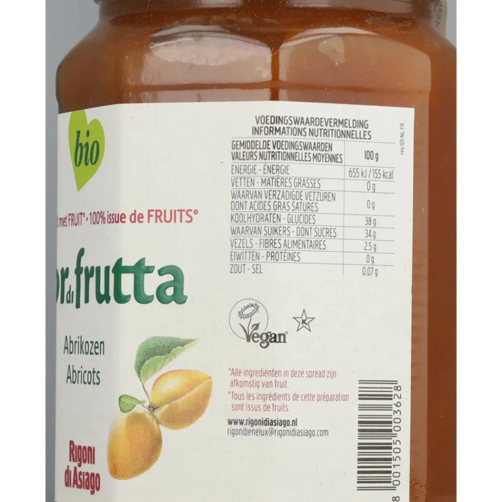 Beleg<Fiordifrutta 3x Biologische Jam Abrikozen 630 gr