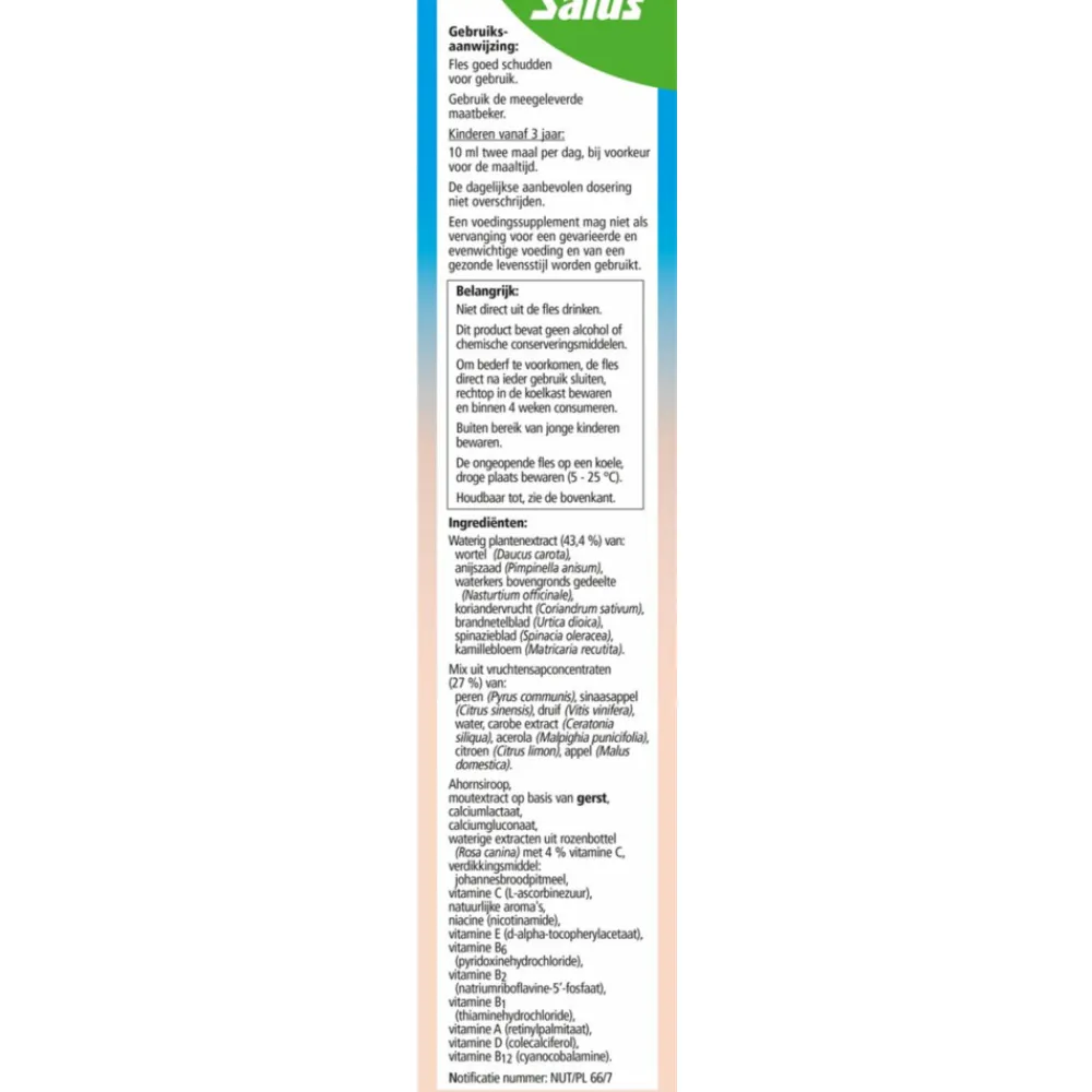 Clearance 2x Kindervitalus 500 ml Mineralen