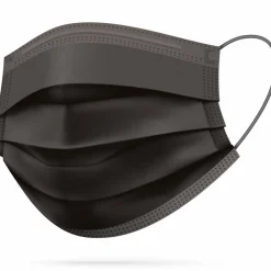 New 10x Mondkapjes Zwart 50 stuks Zelfzorg