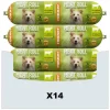 Hondenvoer<Fokker 14x Meat Roll Hondenvoer Nat Rund - Zalm 350 gr