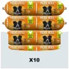 Hondenvoer<Fokker 10x Meat Roll Hondenvoer Nat Kip - Zalm 800 gr