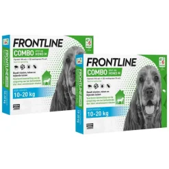 Vlo, Teek & Worm<Frontline 2x Combo Spot On Anti Vlooien en Teken Druppels Hond 10 - 20 kg 6 pipetten