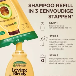 Shampoo<Garnier 6x Loving Blends Avocado Olie en Shea Boter Shampoo Refill 250 ml