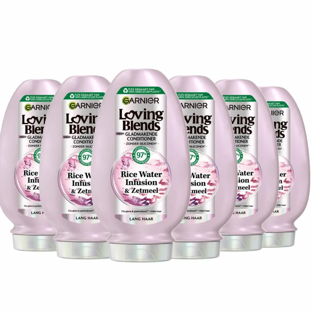 Conditioner<Garnier 6x Loving Blends Rice Water Conditioner 250 ml