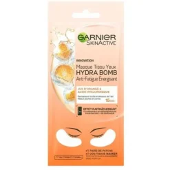 5x SkinActive Tissue Oogmasker Hydra Bomb Orange^Garnier Hot