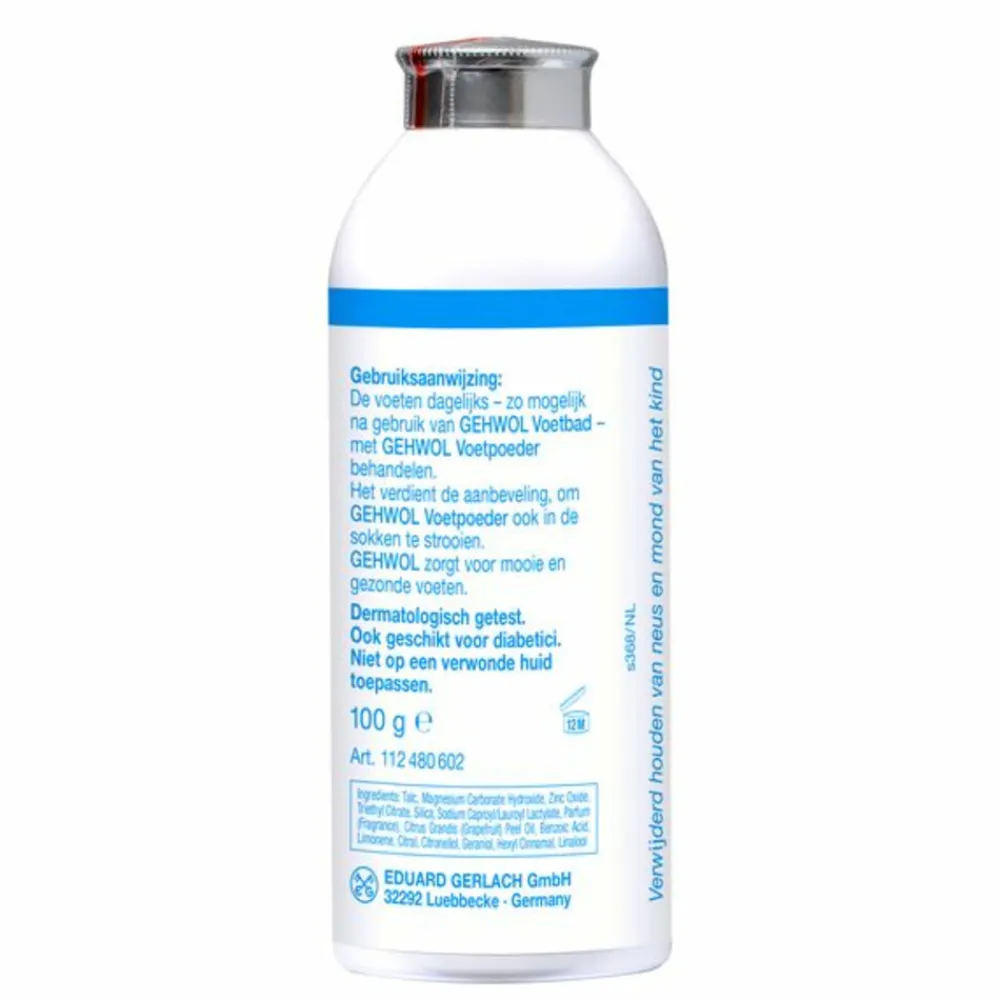 2x Voetpoeder 100 gr^Gehwol New