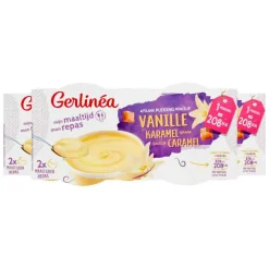 New 3x Pudding Vanille 2 stuks Maaltijdvervangers