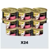 Kattenvoer<GimCat 24x ShinyCat in Jelly Kip & Kreeft 70 gr