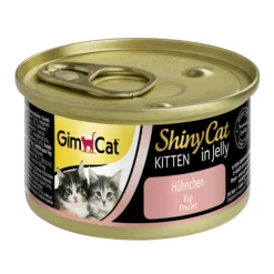 Hot 24x ShinyCat Kitten in Jelly Kip 70 gr Kattenvoer