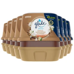 Luchtverfrisser<Glade 8x Luchtverfrisser Gel Sandalwood & Jasmine 180 gr