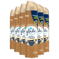 Luchtverfrisser<Glade 6x Luchtverfrisser Spray Sensual Sandalwood & Jasmine 300 ml
