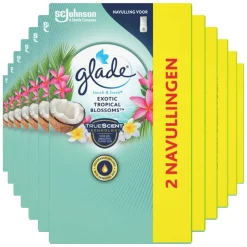 12x Touch & Fresh Exotic Tropical Blossoms 10 ml^Glade Clearance