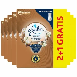 Luchtverfrisser<Glade 8x Touch & Fresh Sensual Sandalwood & Jasmine 10 ml