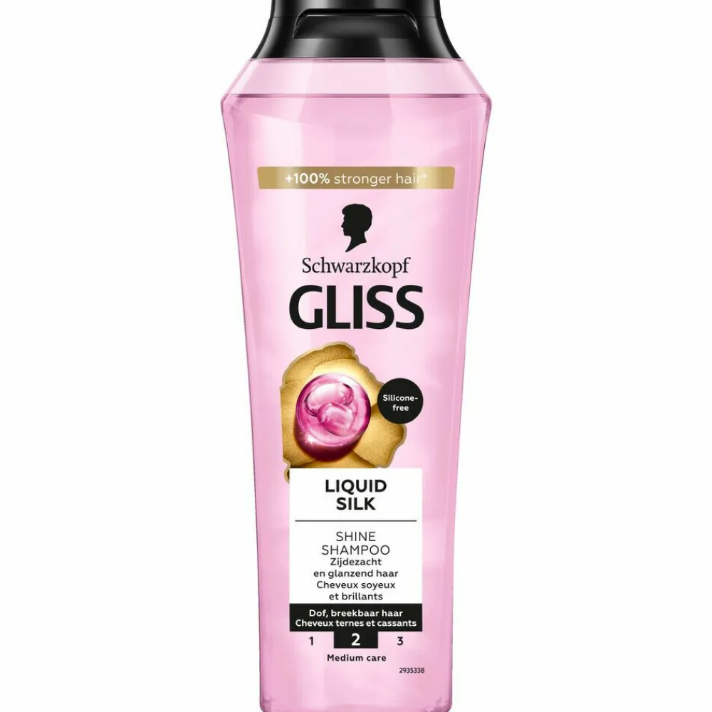 6x Shampoo Liquid Silk 250 ml^Gliss New