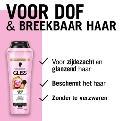 6x Shampoo Liquid Silk 250 ml^Gliss New