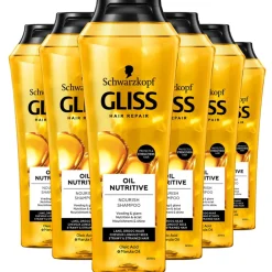 6x Shampoo Oil Nutritive 250 ml^Gliss Best