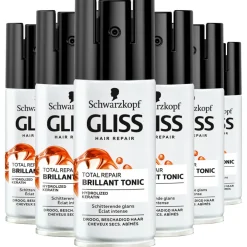 6x Total Repair Brillant Tonic 100 ml^Gliss New