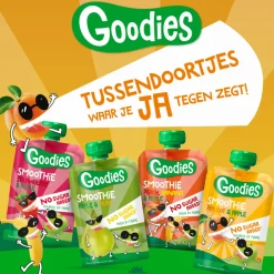 6x Knijpfruit Smoothie Abrikoos & Appel 100 gr Baby & Peutervoeding