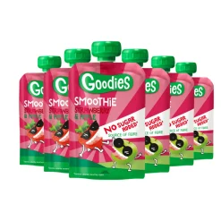 Baby & Peutervoeding<Goodies 6x Knijpfruit Smoothie Aardbei & Appel 100 gr