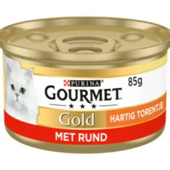 Kattenvoer<Gourmet 24x Gold Hartig Torentje Rund 85 gr