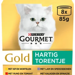6x Gold Hartig Torentje 8 x 85 gr^Gourmet Sale
