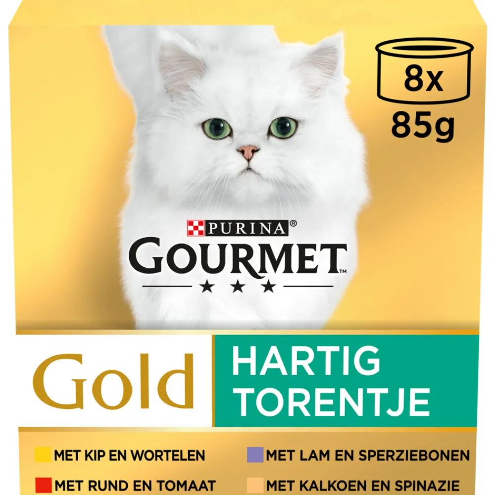 6x Gold Hartig Torentje 8 x 85 gr^Gourmet Sale