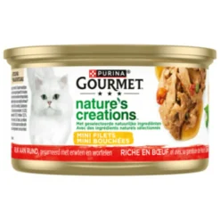 Kattenvoer<Gourmet 24x Nature's Creations Rund 85 gr