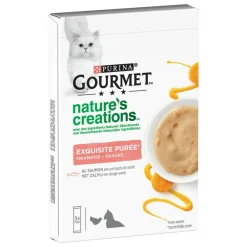 11x Nature's Creations Puree Zalm Wortel 5 x 10 gr^Gourmet