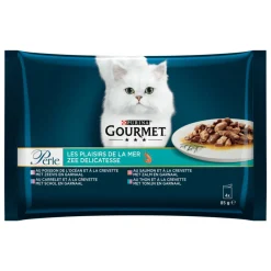 12x Perle Kattenvoer in Saus Zee Delicatesse 4 x 85 gr^Gourmet Online