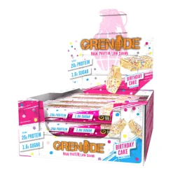 Sportvoeding & Drank|Snacks & Tussendoortjes<Grenade 6x Protein Bars Birthday Cake 12 x 60 gr