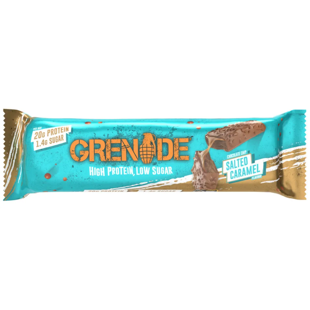 6x Protein Bars Chocolate Chip Salted Caramel 12 x 60 gr^Grenade Hot