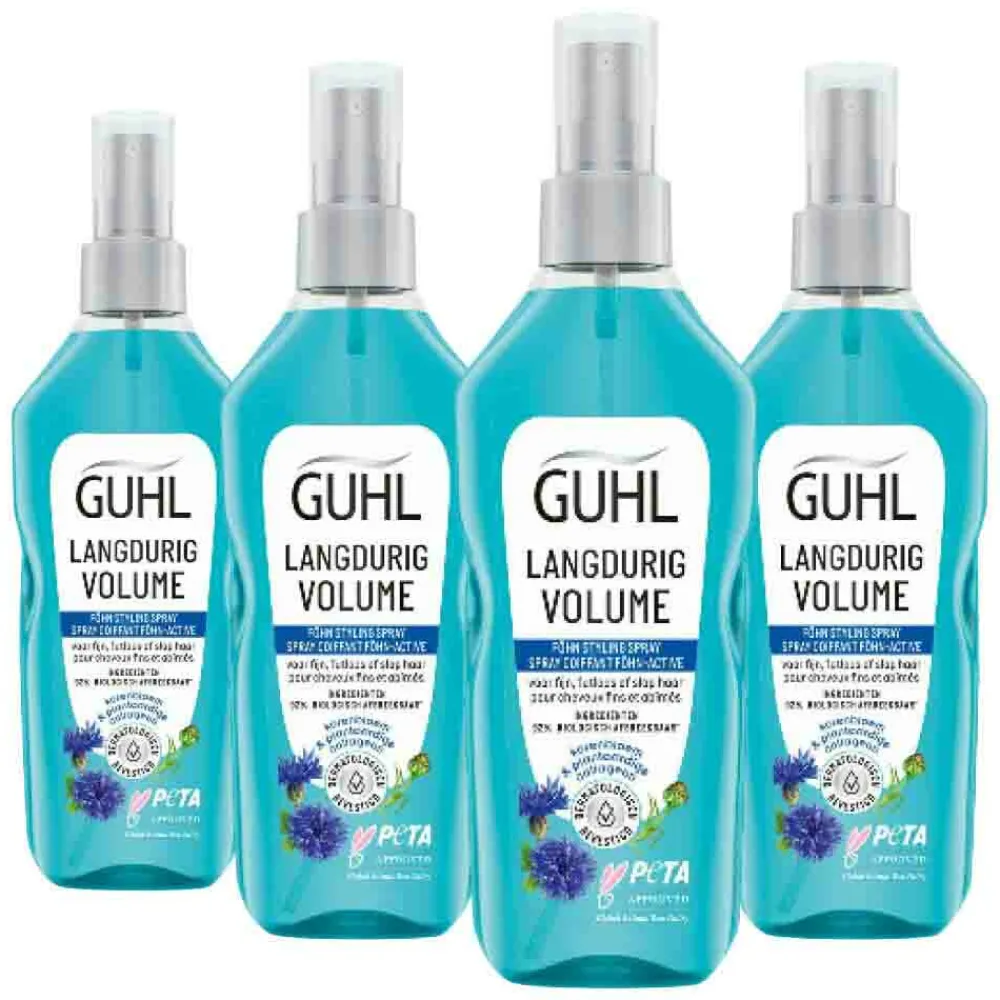 Haarstyling<Guhl 4x Föhn-Active Styling Spray Langdurig Volume 125 ml
