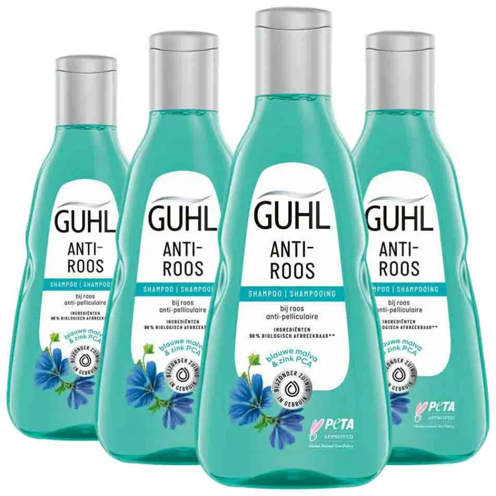 Shampoo<Guhl 4x Shampoo Anti Roos 250 ml
