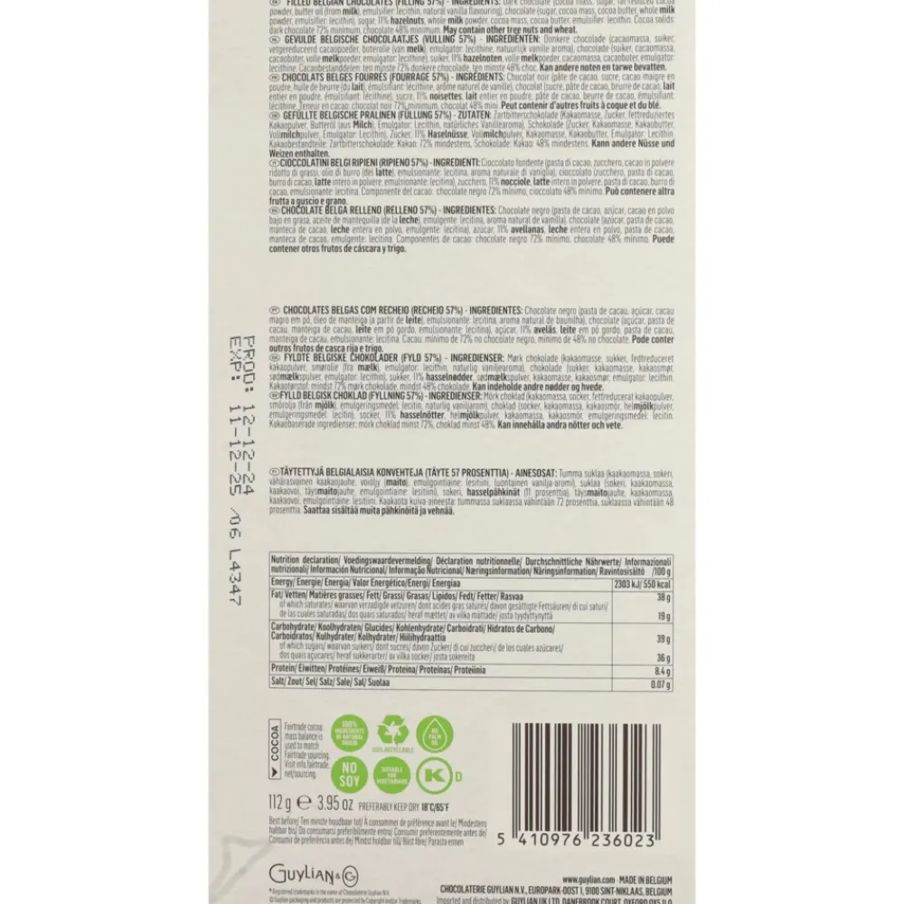 2x Chocolade Zeevruchten Dark Praline 112 gr^Guylian Discount