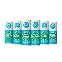 Clearance 6x 100% Natuurlijke Deodorant Roller Cedar Lime 75 ml Deodorant