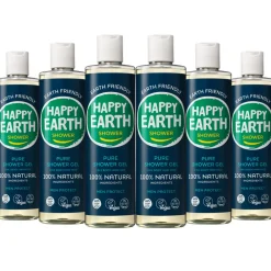 6x 100% Natuurlijke Douchegel Lemon Sandalwood 300 ml^Happy Earth Clearance