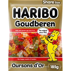 Outlet 5x Goudbeertjes 185 gr Snoep