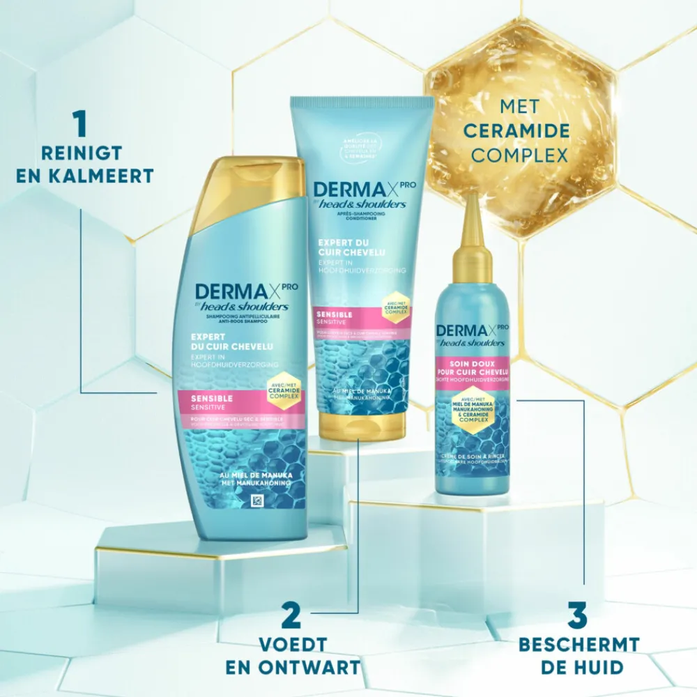 6x Anti-roos Shampoo DERMAxPRO Sensitive 250 ml Shampoo