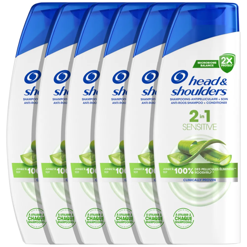 Shampoo<Head & Shoulders 6x 2in1 Sensitive 300 ml