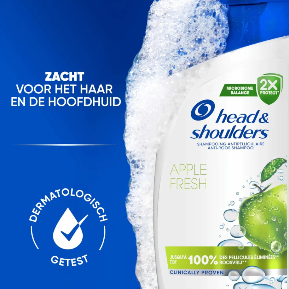 Shampoo<Head & Shoulders 6x Shampoo Apple Fresh 300 ml