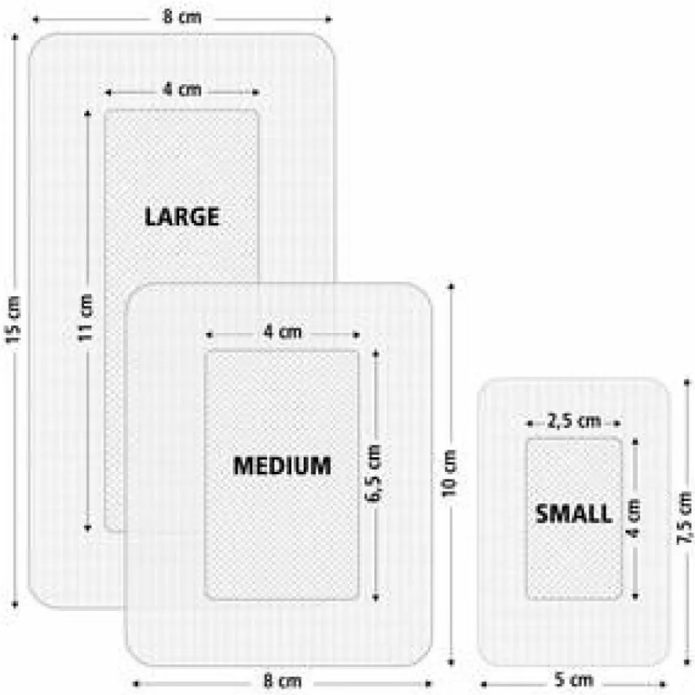 2x Eilandpleister Small 7,5 cm x 5 cm 8 stuks^HeltiQ